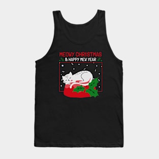 Meowy Christmas & Happy Cat Year Tank Top